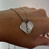 Collana cuore incastro