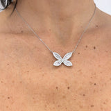 Parure Completa Farfalla Baguette