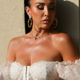 Choker fiore rigido