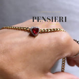 Bracciale Groumette con Pietra