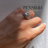 Chevalier Pavè con Pietra Zirconata