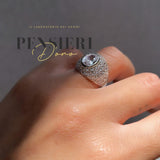 Chevalier Pavè con Pietra Zirconata