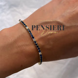 Bracciale Tennis 5zaffiro 1zircone