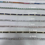 Bracciale Tennis Bianco