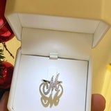 Anello lettera Luxury