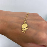 Collana Rosa stilizzata