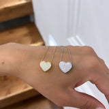 Collana Cuore Pavè