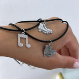 Collana ciondolo caucciù