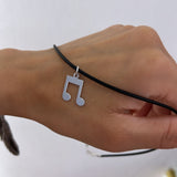 Collana ciondolo caucciù