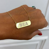 Collana targhetta Luxury