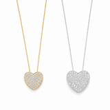 Collana Cuore Pavè
