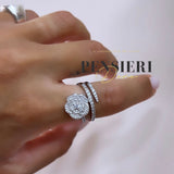 Anello Rosa petali round ring
