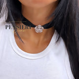 Chocker Rosa Petali Big