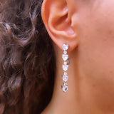 Orecchini Heart Pendenti