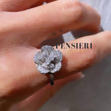 Anello rosa petali