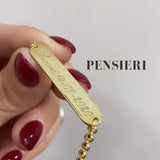 Bracciale Targhetta