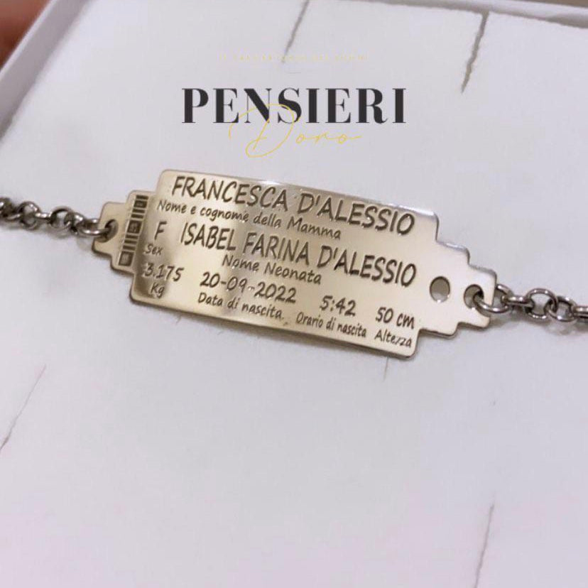 Collezione 1837™:Bracciale Large Double Lock in argento | & Co. Italia Collezione 1837™:Bracciale Large Double Lock in argento | & Co. Italia