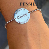 Bracciale Ciondolo Tondo Nascita